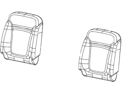Mopar 6SJ32U00AA Cover Front Seat Back