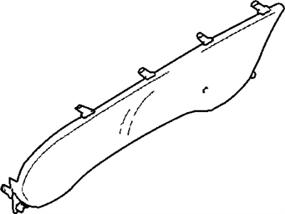 Chrysler MR958954 GLASS Combination meter