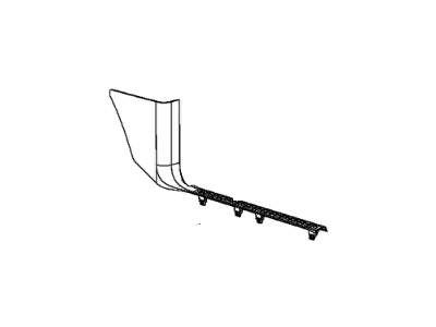 Ram 6BM76HL1AC PANEL Scuff Front, Includes Clips