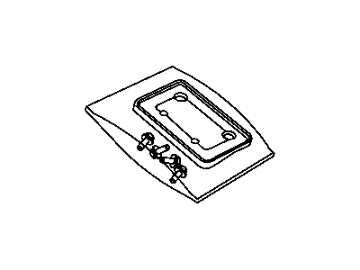 Chrysler 55364761AC KIT License Plate Fastener
