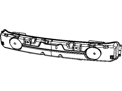 Chrysler 55364673AF BEAM Front Bumper