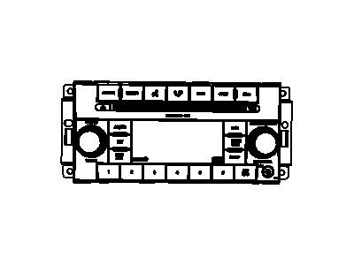 Chrysler 68021161AC RADIO AM/FM/CD/SDARS