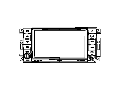 Mopar 5064866AB Radio Mw / FM / Dvd / Hdd / Nav