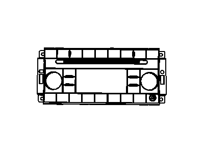 Jeep 68021159AC RADIO AM/FM with CD