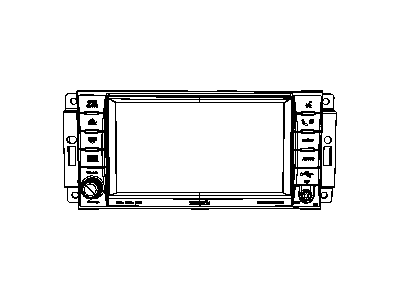 Jeep 5064758AC RADIO AM/FM/DVD/HDD/MP3/SDARS/RR CAMERA