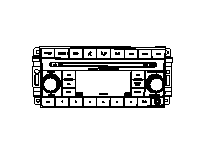 Jeep 5064951AK RADIO MULTI Media