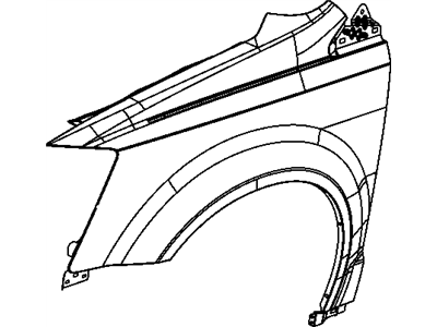 Ram C/V Fender - 68029130AB
