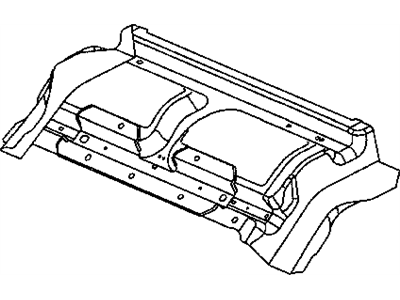 Jeep 55396338AG CROSSMEMBER Floor Pan