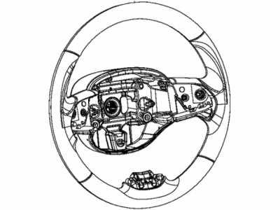 2020 Jeep Grand Cherokee Steering Wheel - 5QV281X9AE