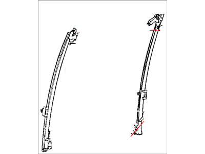 Dodge 4894016AA REGULATOR Front Door Window