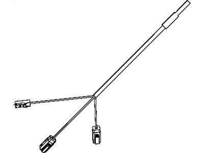 Dodge 5091031AA ANTENNA Base Cable And Bracket