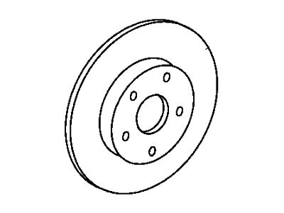 2004 Jeep Grand Cherokee Brake Disc - 2AMV8666AA