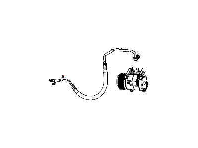 Jeep A/C System Valve Core - 68086137AA