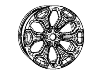 Ram 5YD621UWAB WHEEL Aluminum