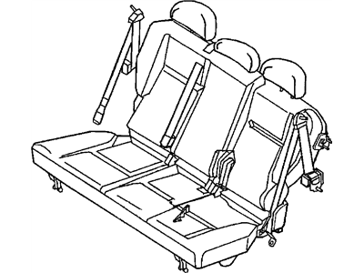 Chrysler XM711DVAA HEADREST Rear