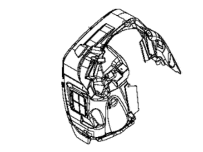 Mopar 68438802AA Shield Splash Front