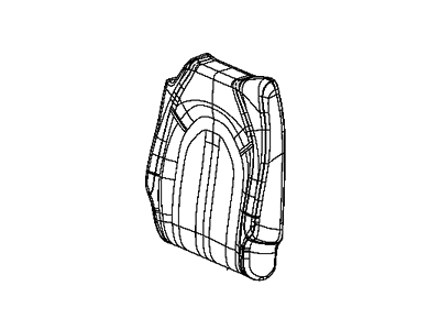 Chrysler 6ED00DX9AA COVER Rear Stow Seat Back