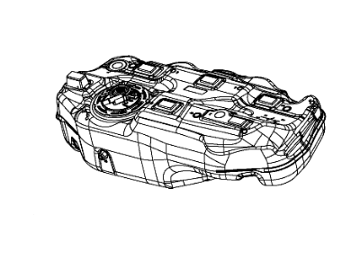 2013 Dodge Dart Fuel Tank - 68166587AB