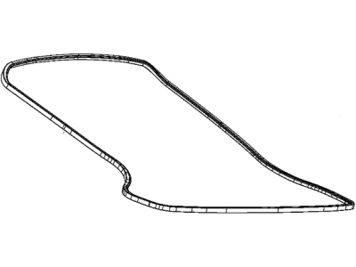 Dodge Viper Weather Strip - 68110772AB