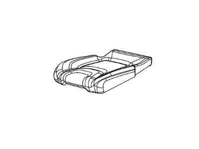 Mopar 6CB94DW1AB Cover Rear Seat Cushion Right