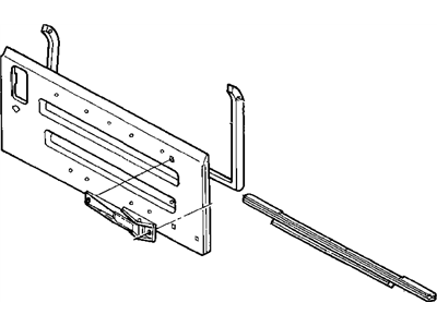 Jeep 55176736AC RETAINER Soft Top Rail