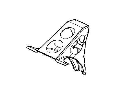 Mopar 4865830AB Bracket Sill To Fender