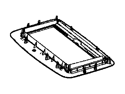 Dodge 68018827AA TRIM Sunroof opening