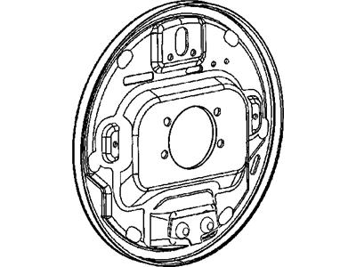 Dodge 5159103AA PLATE Brake Backing