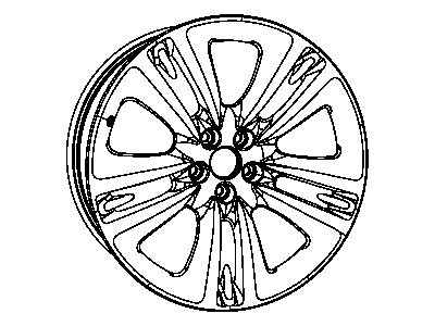 Dodge 1UF35RXFAB WHEEL Aluminum