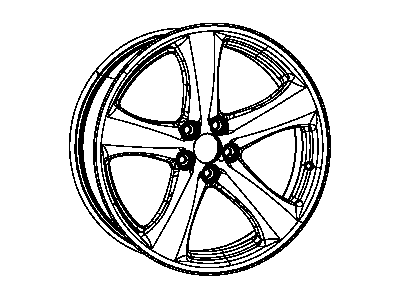 Dodge 5181849AC WHEEL Aluminum