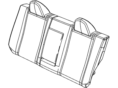 Dodge Avenger Armrest - 1GA98XDVAB