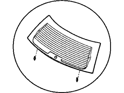 Mopar 5102323AB Glass Package Liftgate