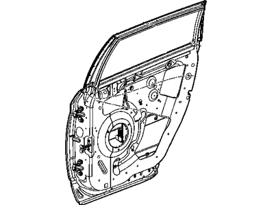 Chrysler 4894228AA PANEL Rear Door