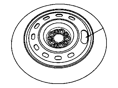 Chrysler 4284105 LABEL, Compact Spare Wheel