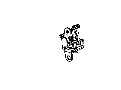 Mopar 4575747AA Upper Hinge, Front Driver Side