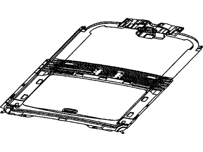 Chrysler YP04TL2AC SUNSHADE Sunroof