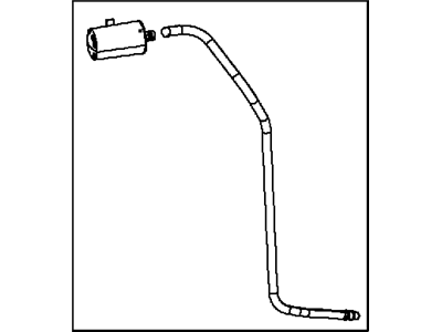 Mopar 68085220AA Hose Fuel Filler Vent
