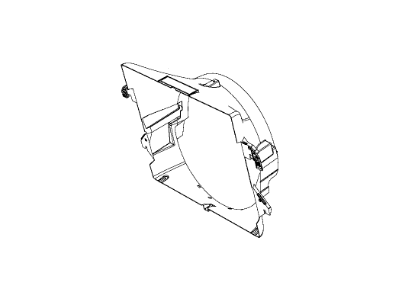 Ram 52126427AB SHROUD Fan