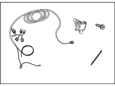 Ram 82211640AB WIRING KIT Trailer Tow - 7 Way