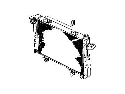 Mopar 52030191AB Radiator Engine Cooling