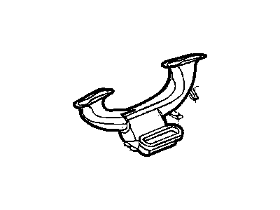 Dodge 4698533AB DUCT Defroster