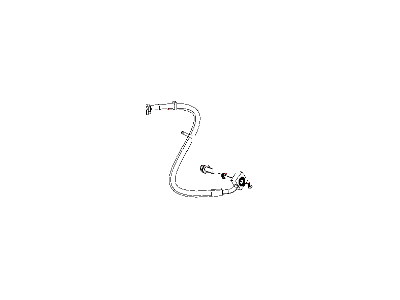 Ram 55398310AF TUBE AND HOSE ASSEMBLY Brake Right Rear