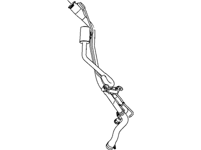 Jeep 52090321AH TUBE Fuel Filler