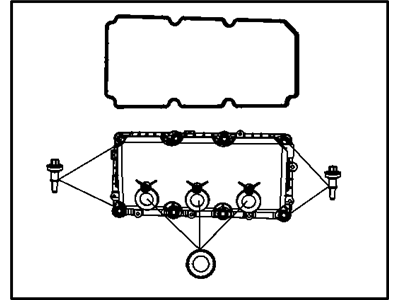 Dodge 4892206AB COVER Cylinder Head Includes items 2,3,4