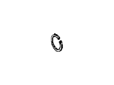 Jeep 83506099 RING, Snap Input Shaft Bearing