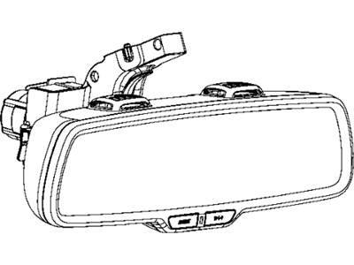 Mopar 68096091AC Mirror Inside Rearview