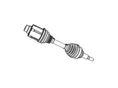 Dodge 5273558AF SHAFT Front Drive