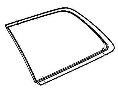 Jeep 68081518AA GLASS Quarter Window