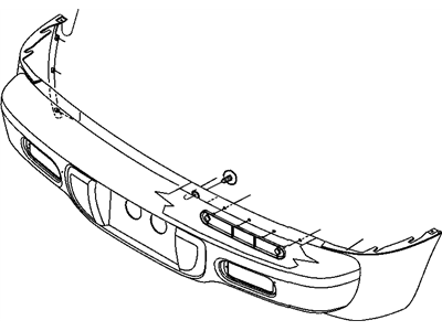 Chrysler 5288891AA RETAINER Rear Fascia Rear Closure