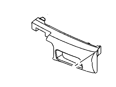 Chrysler 5288900AC FOAM Rear Bumper Fascia
